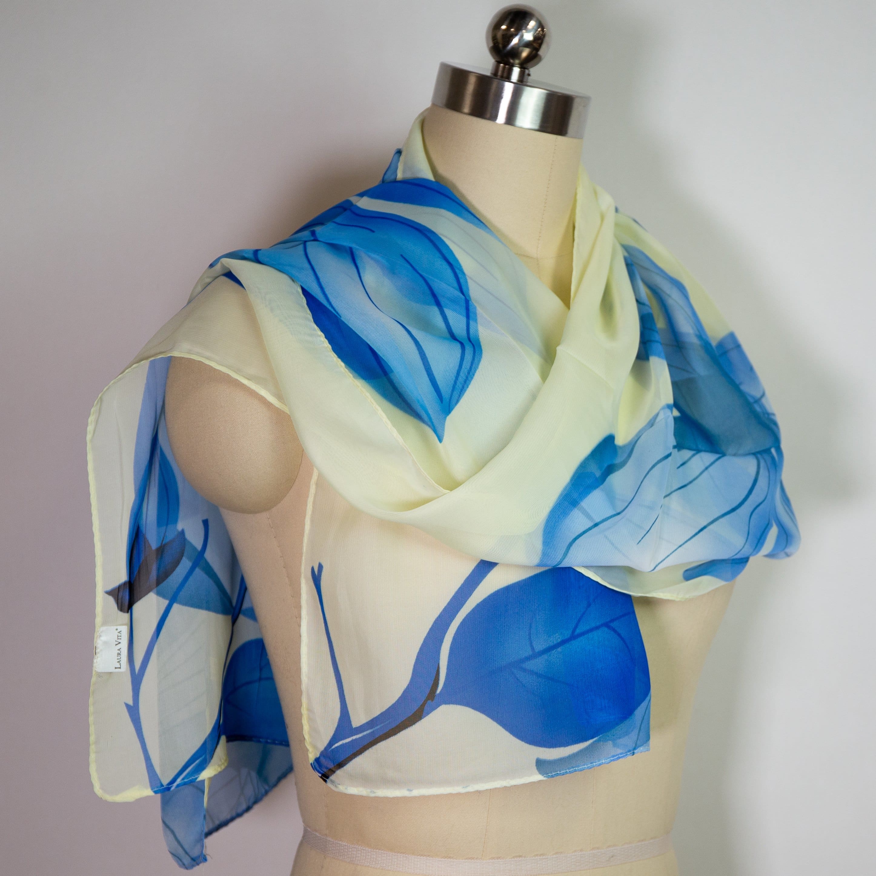 shawl Chloé - Blue - shawl