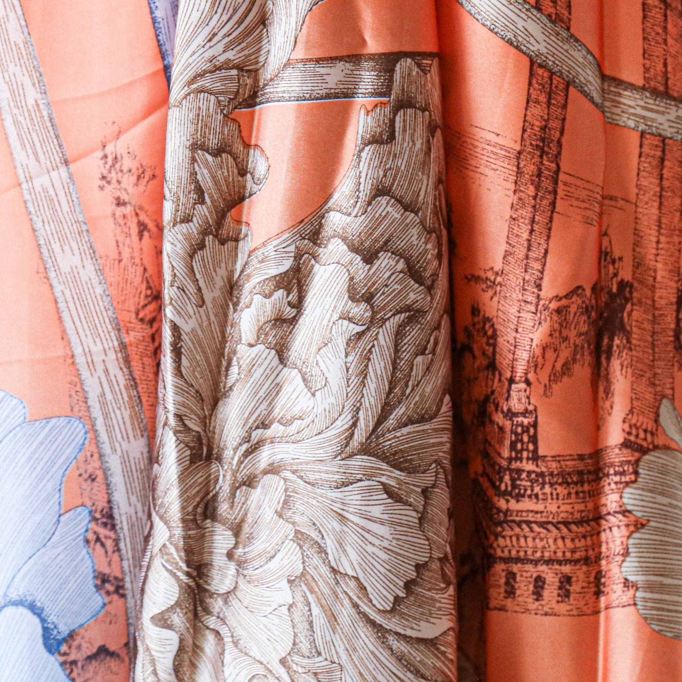 shawl Courland - Orange - shawl