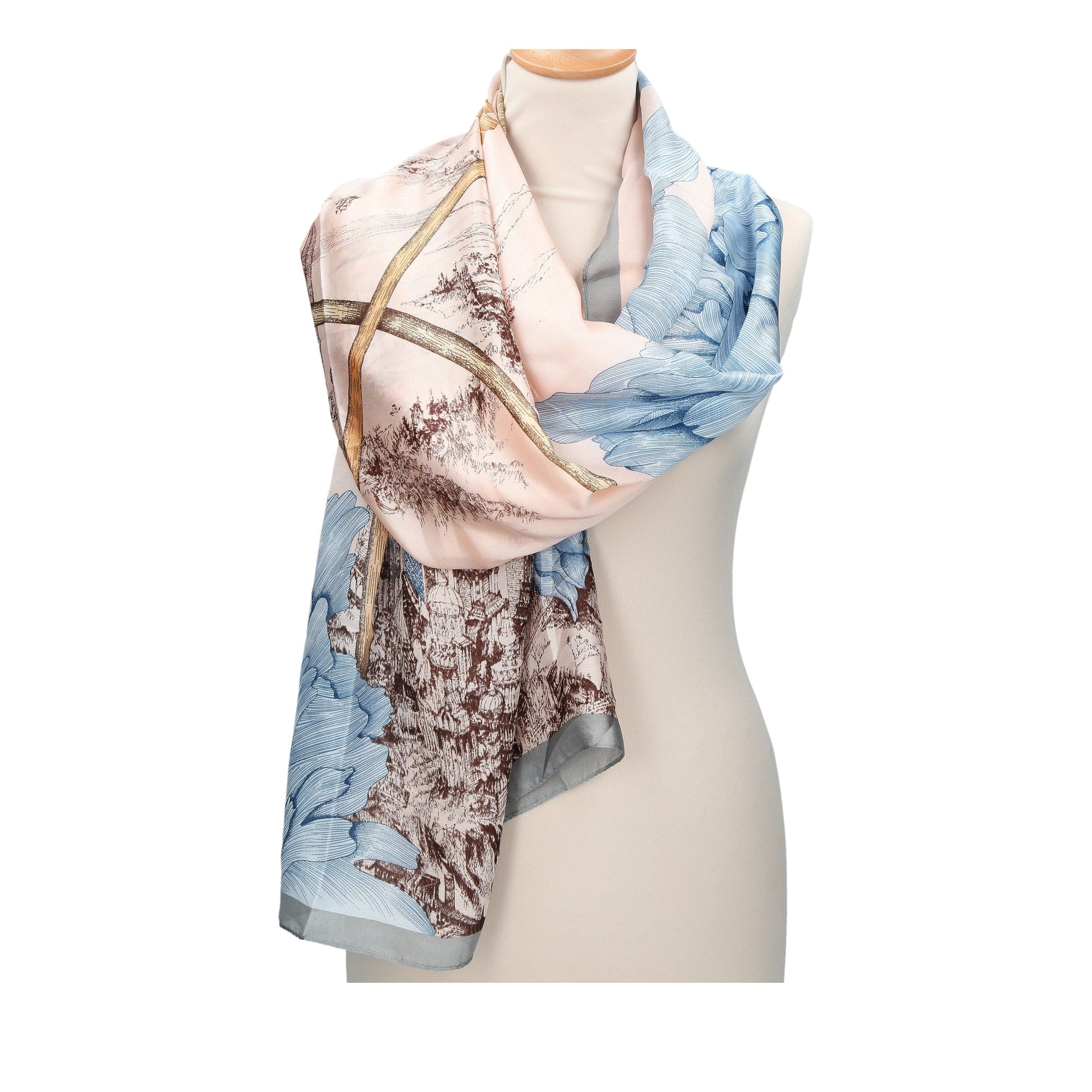shawl Courland - Rose - shawl