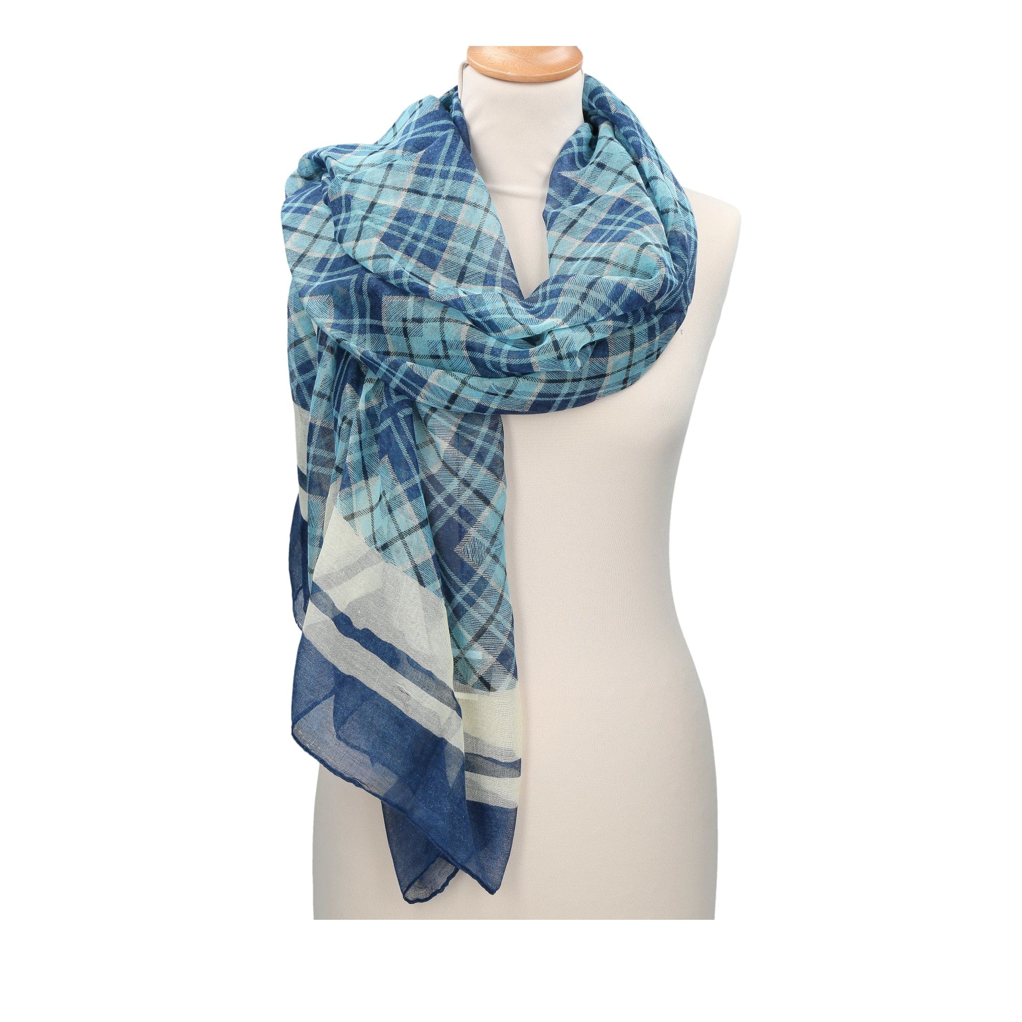 shawl Manoletta - Blue - shawl