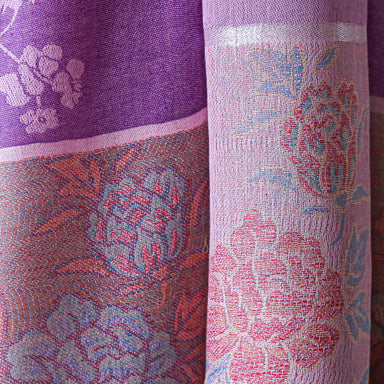 Foulard Marguerite de France - Violet - Foulard