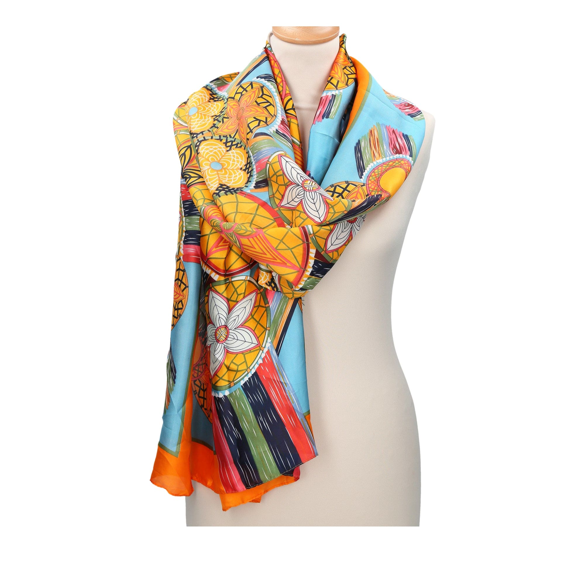 shawl Meldola - Orange - shawl