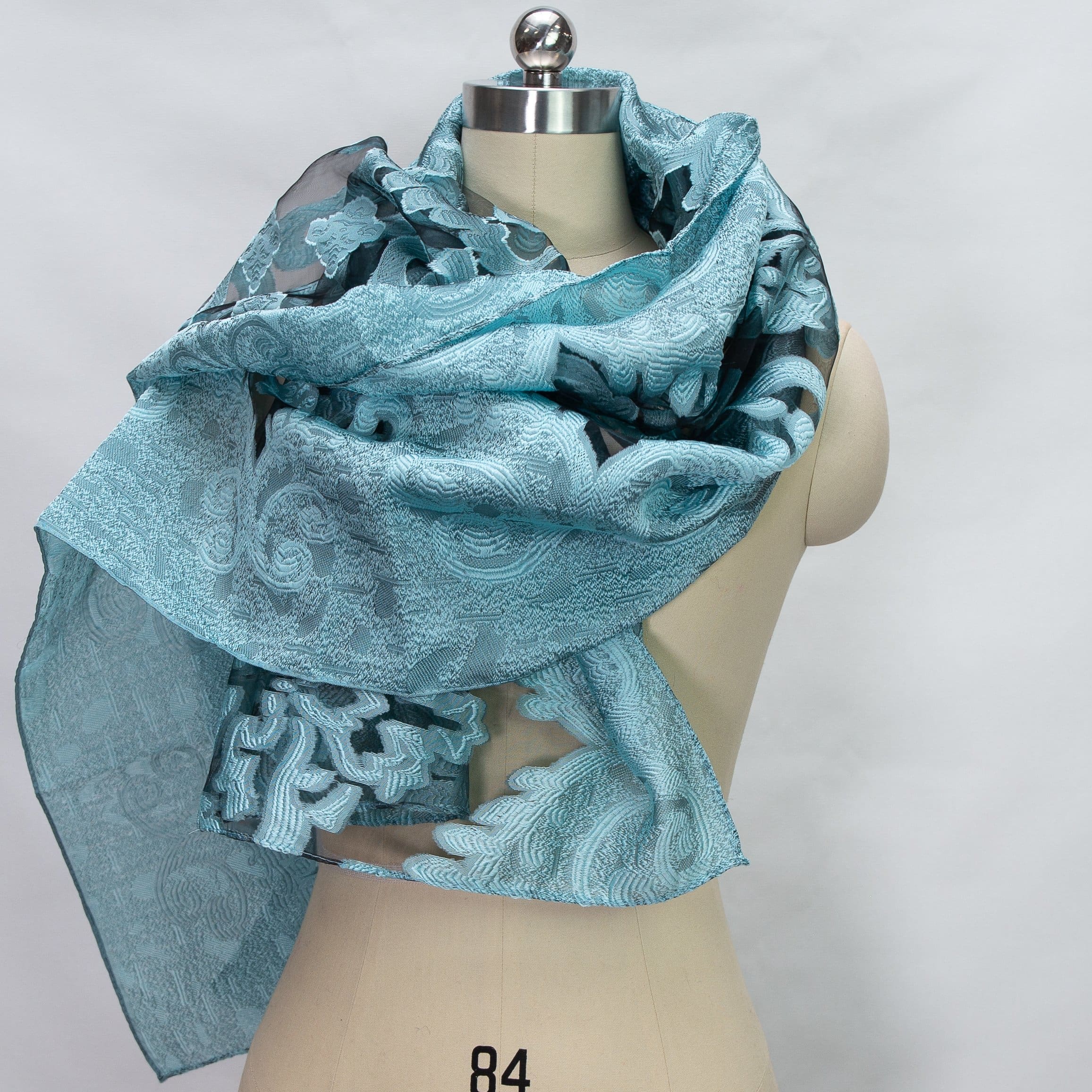 shawl Organza Ocana - Turquoise - shawl