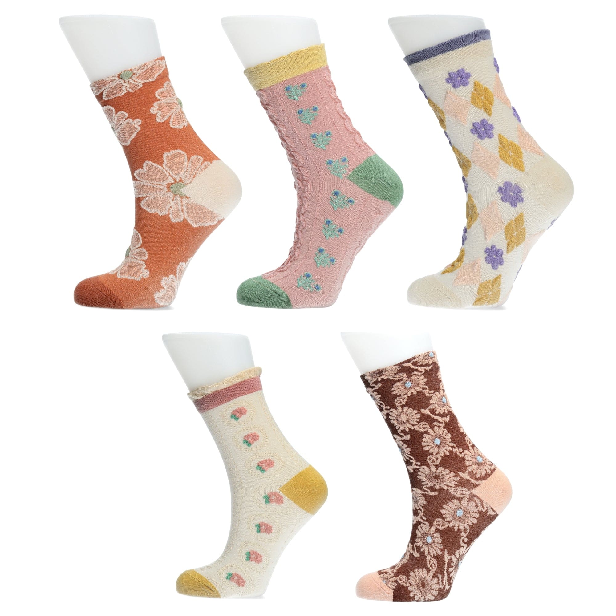 Lot von 5 Paar Fleury-Socken