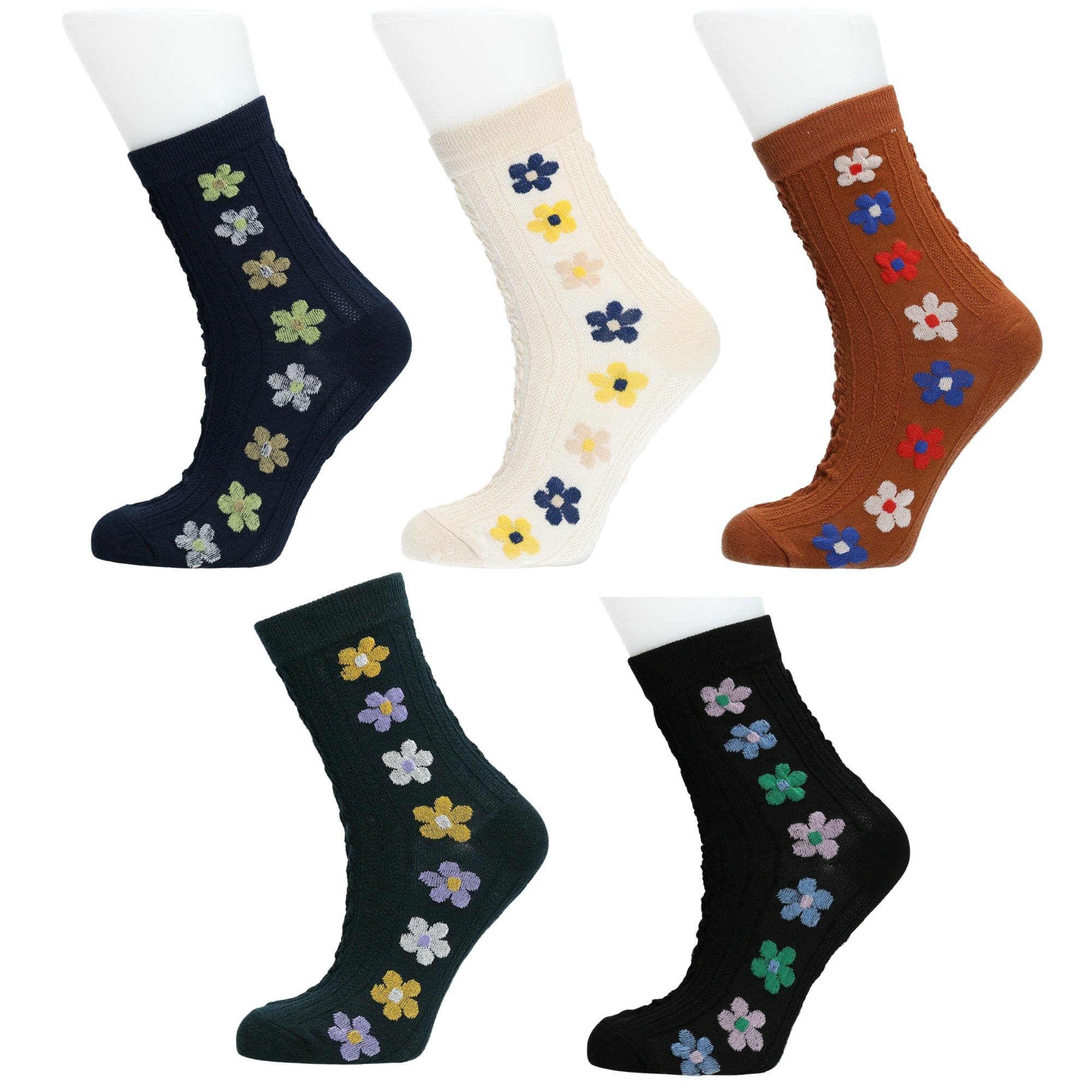 Set van 5 paar Rosa sokken - Herfst