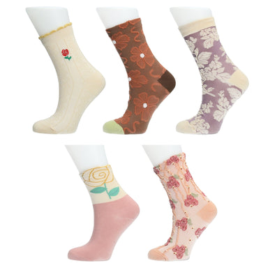 Pakke med 5 par Rosa sokker - Parma