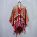 Amber Poncho - Orange - shawl