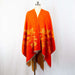 Bryone Poncho - Orange - shawl