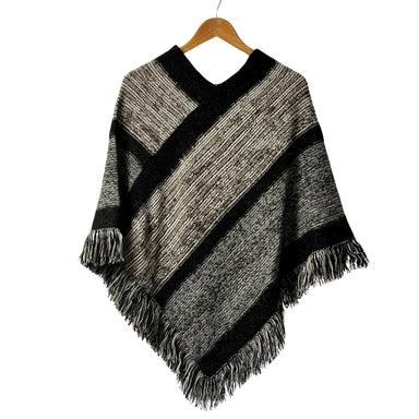 Poncho Daucourt - Black - shawl