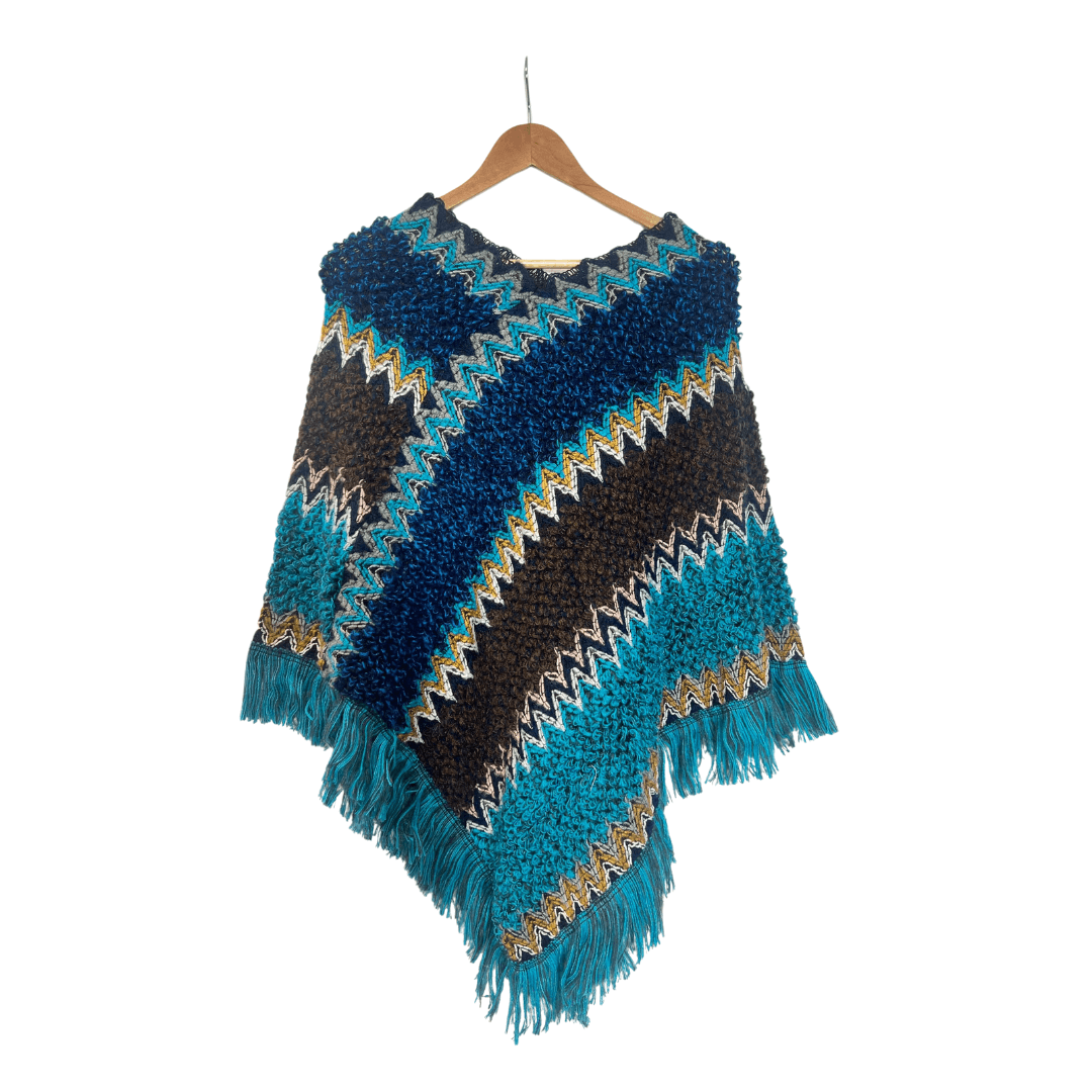 Poncho Olassa - Navy - shawl