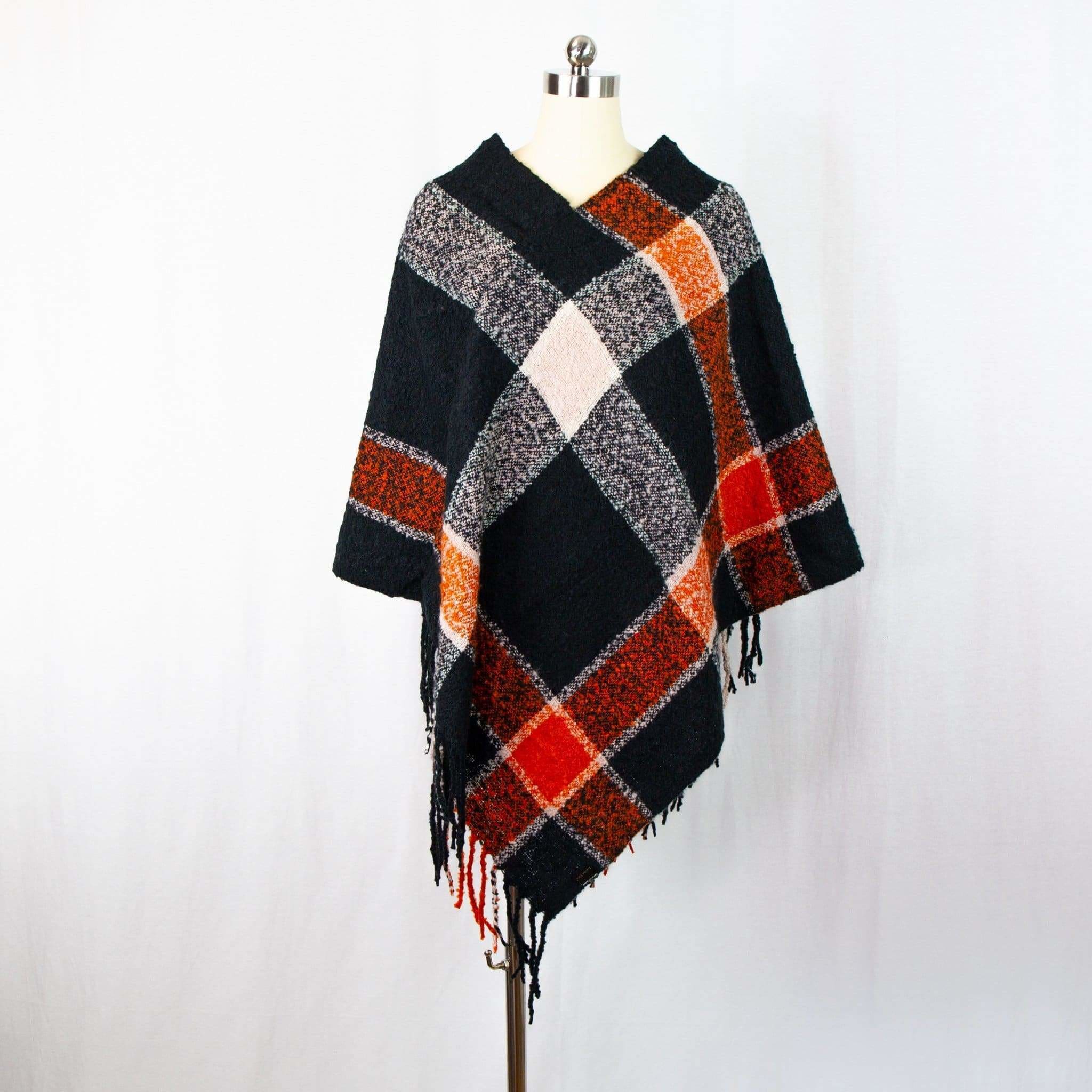 Palmira Poncho - Multi black - shawl