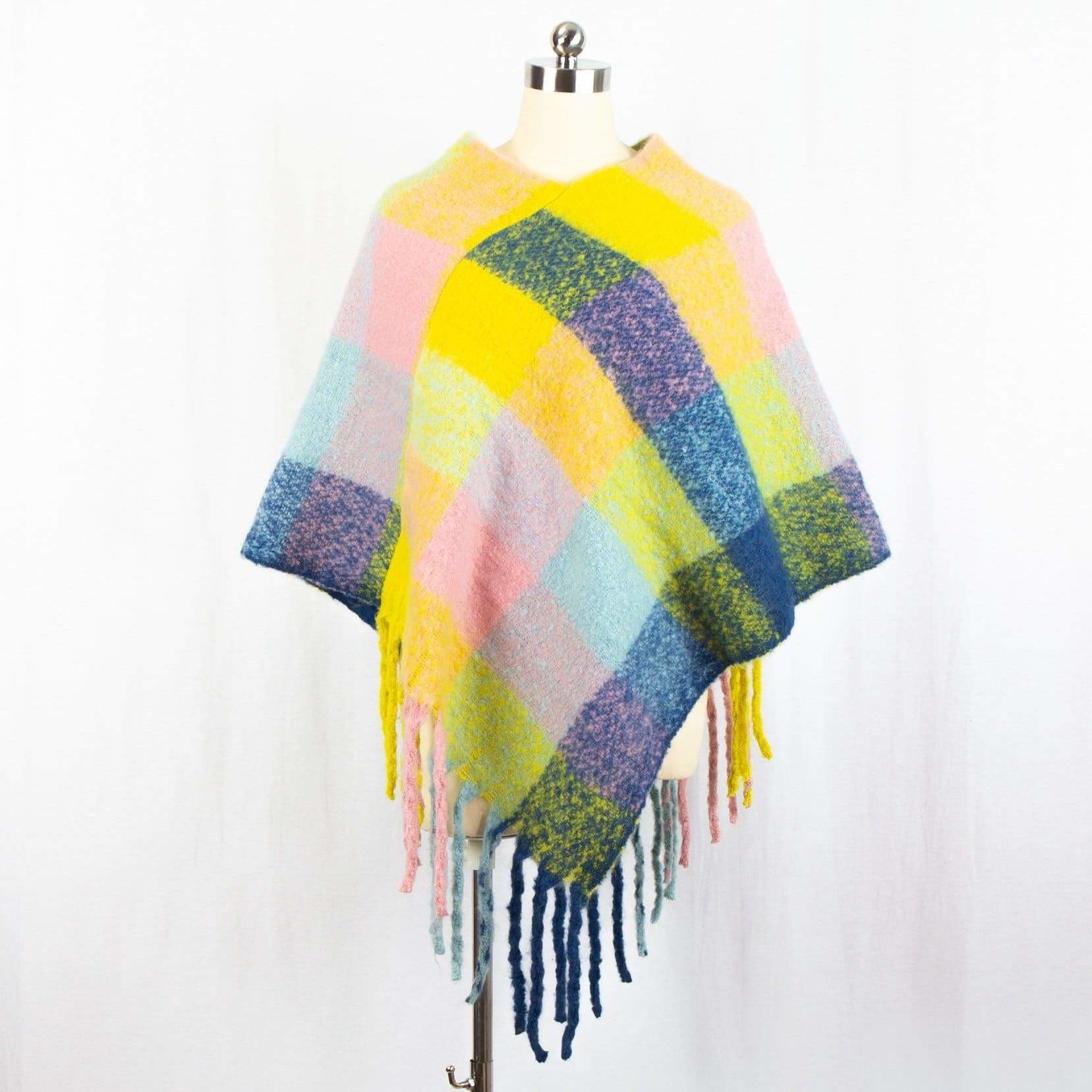 Palmira Poncho - Yellow - shawl
