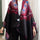 Poncho Pluma - Bordeaux - Foulard