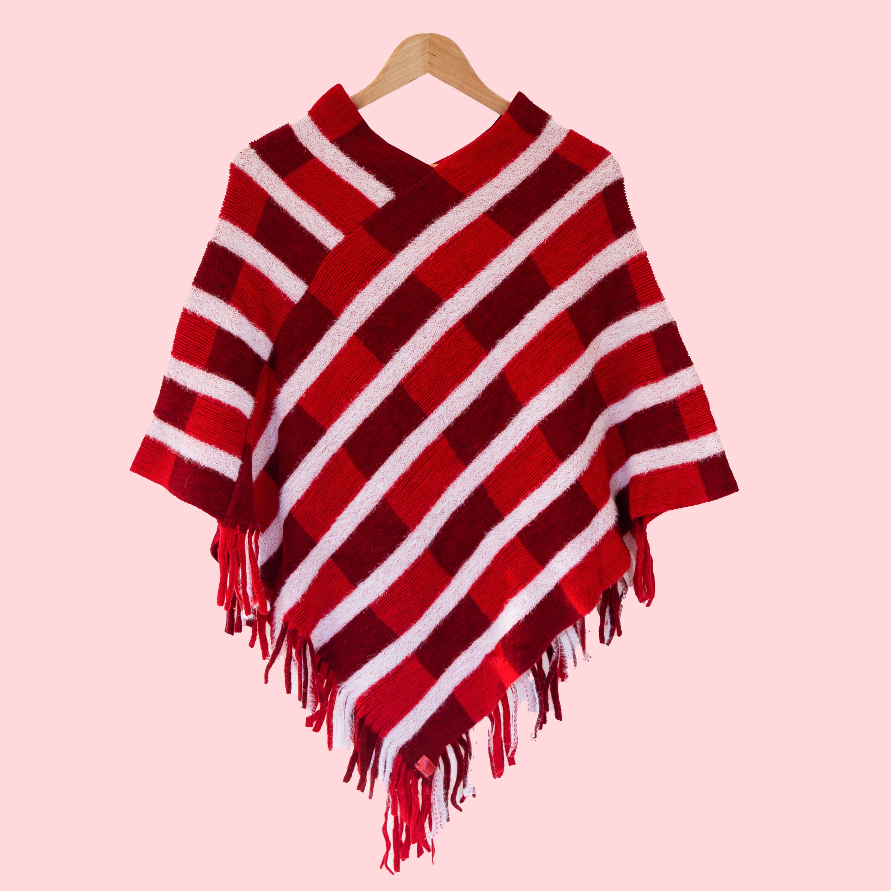 Viborg Poncho - Red - shawl