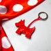 Świąteczny brelok do kluczy - Pies - Mała galanteria skórzana