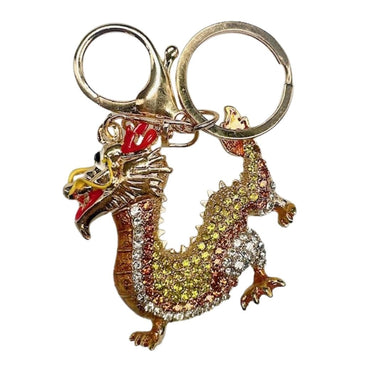 Exklusiv nyckelring med drake - Guld - Nyckelringar