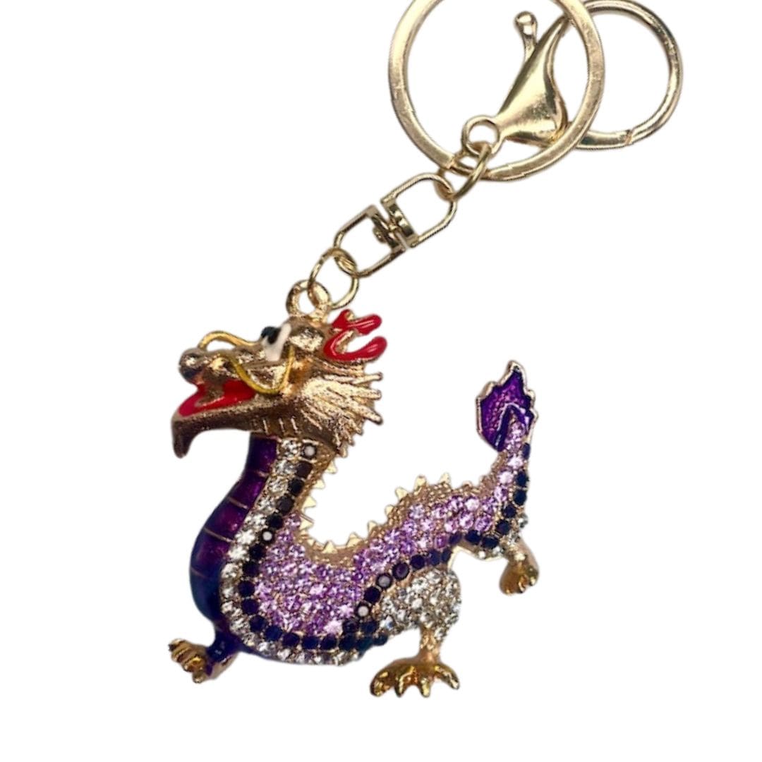 Schlüsselanhänger Dragon Exklusiv - Violett - Schlüsselanhänger