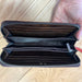 Flora leather wallet - Small leather goods