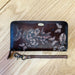 Flora leather wallet - Chestnut - Small leather goods