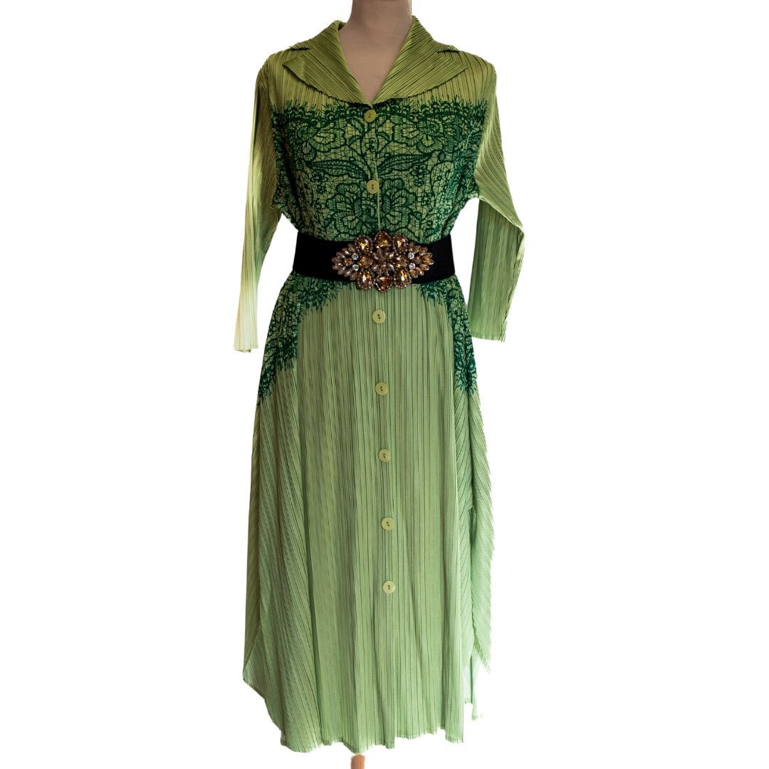 Exclusividad Vestido Celeste - Verde - Vestidos