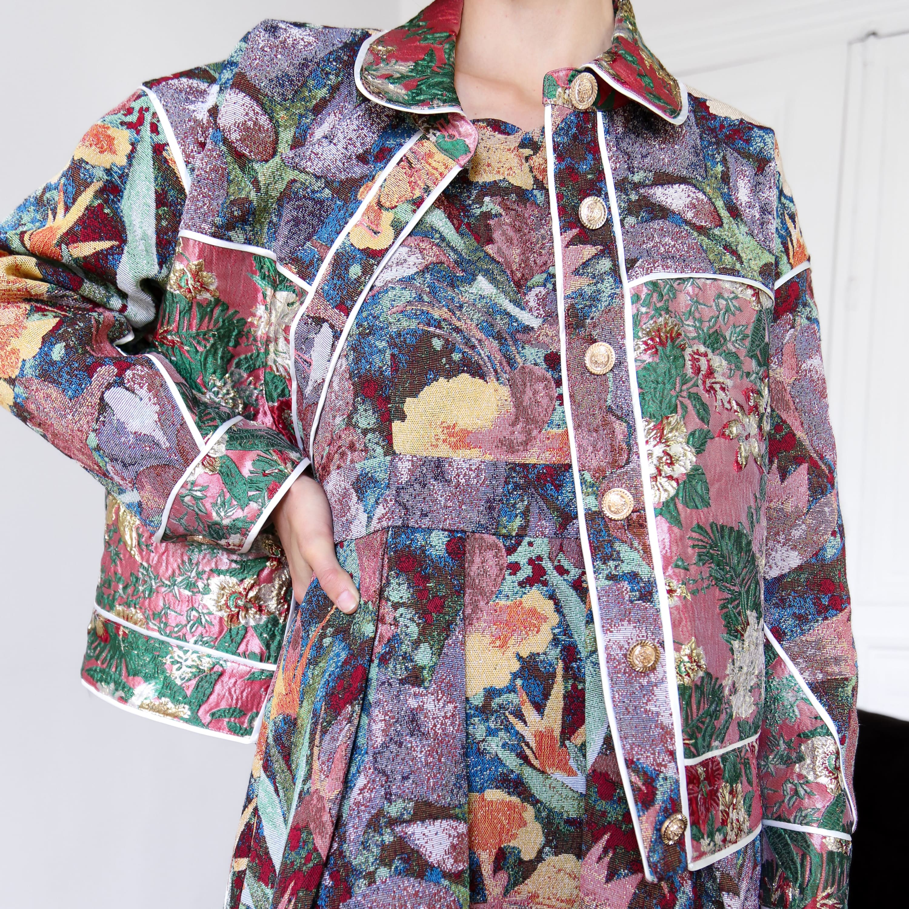 Studio multi fioletowa sukienka Demeter - Sukienki