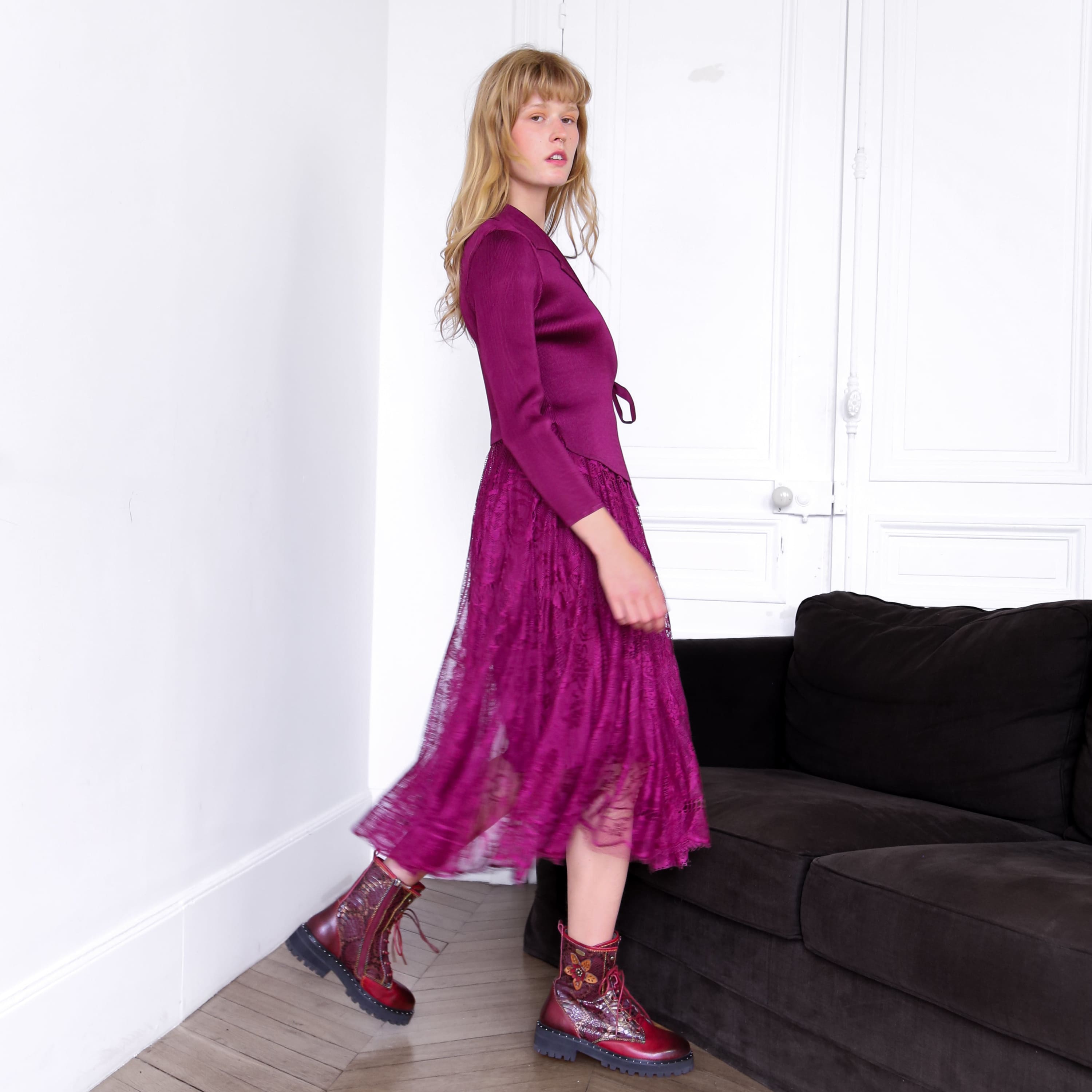 Purple Dundee dress - TU - Dresses