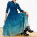 Dundee Turquoise Gradient Dress Exclusive - TU - Sukienki