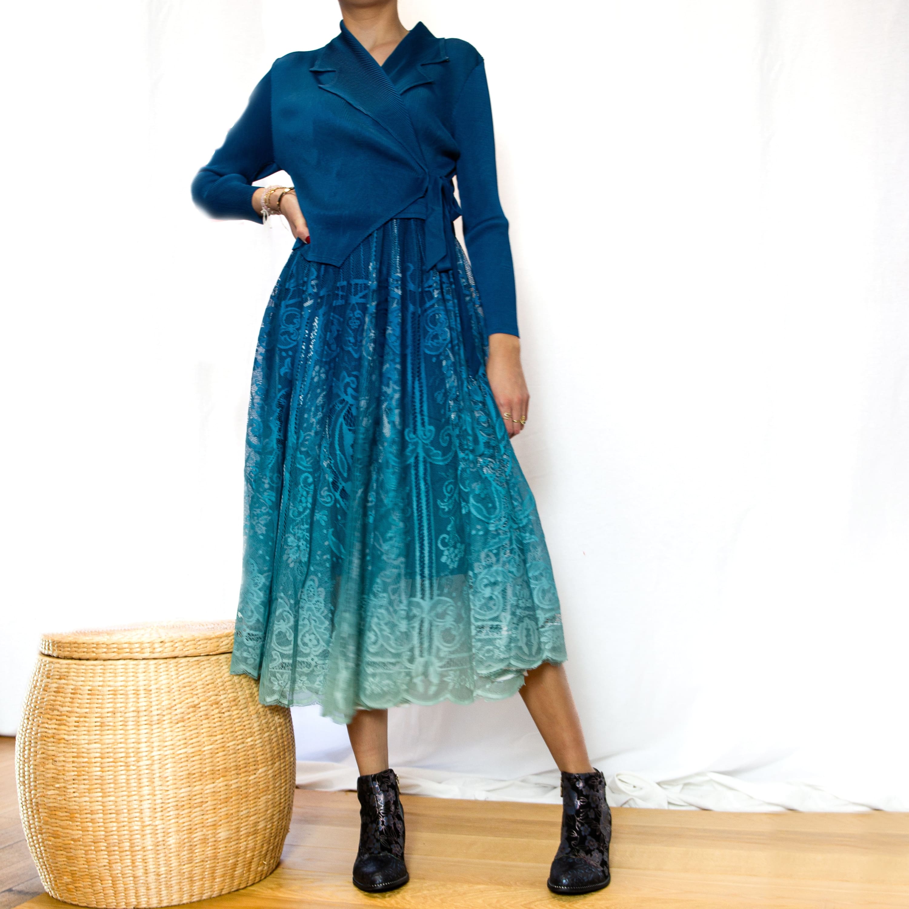 Dundee turquoise gradient dress Exclusive - TU - Dresses