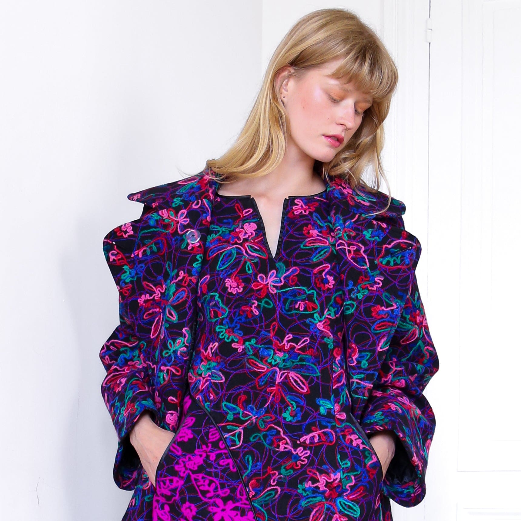 Robe Ouranos patchwork multi Studio - Robes