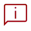 Red speech bubble icon with lowercase letter 'i' inside.