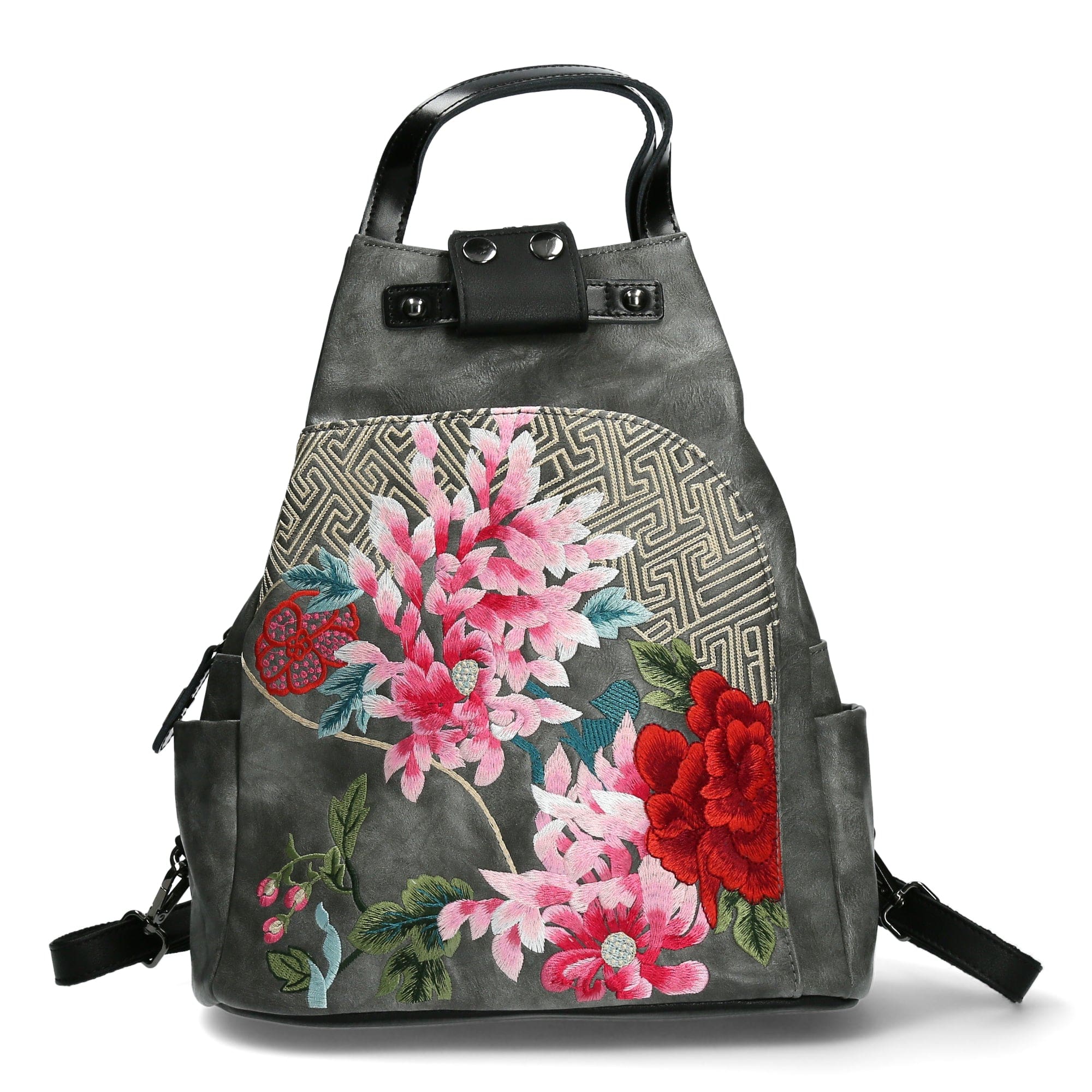 Mochila Bordada Exclusiva - Gris - Bolso