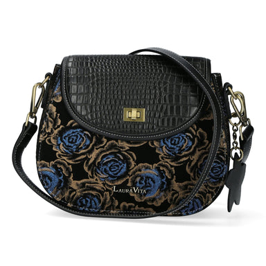 Leather Handbag 4504H - Indigo - Bag