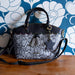 Taschen Handtasche Leder 4736C - Grau - Taschen