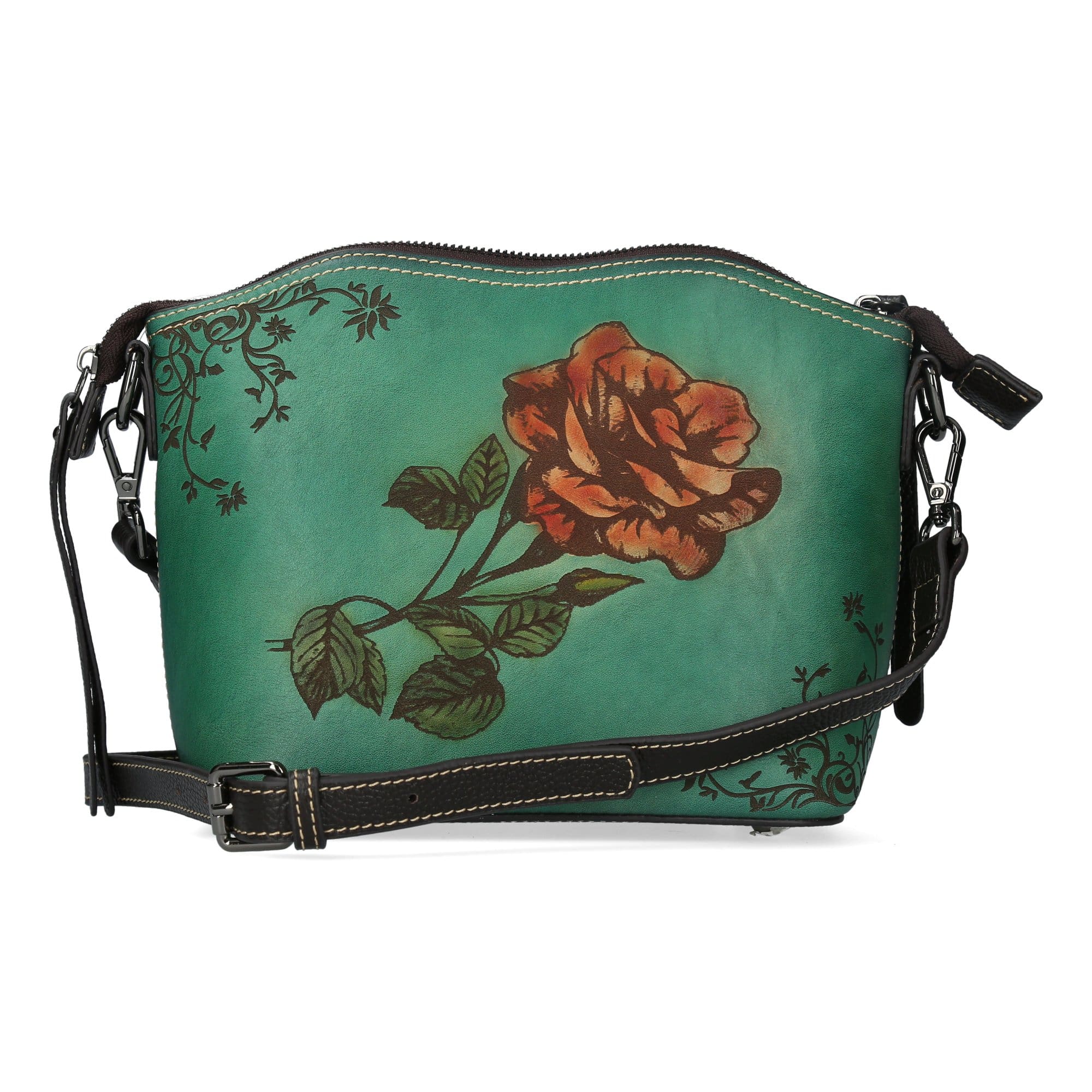 Borsa in pelle Acanthus - Turchese - Borsa