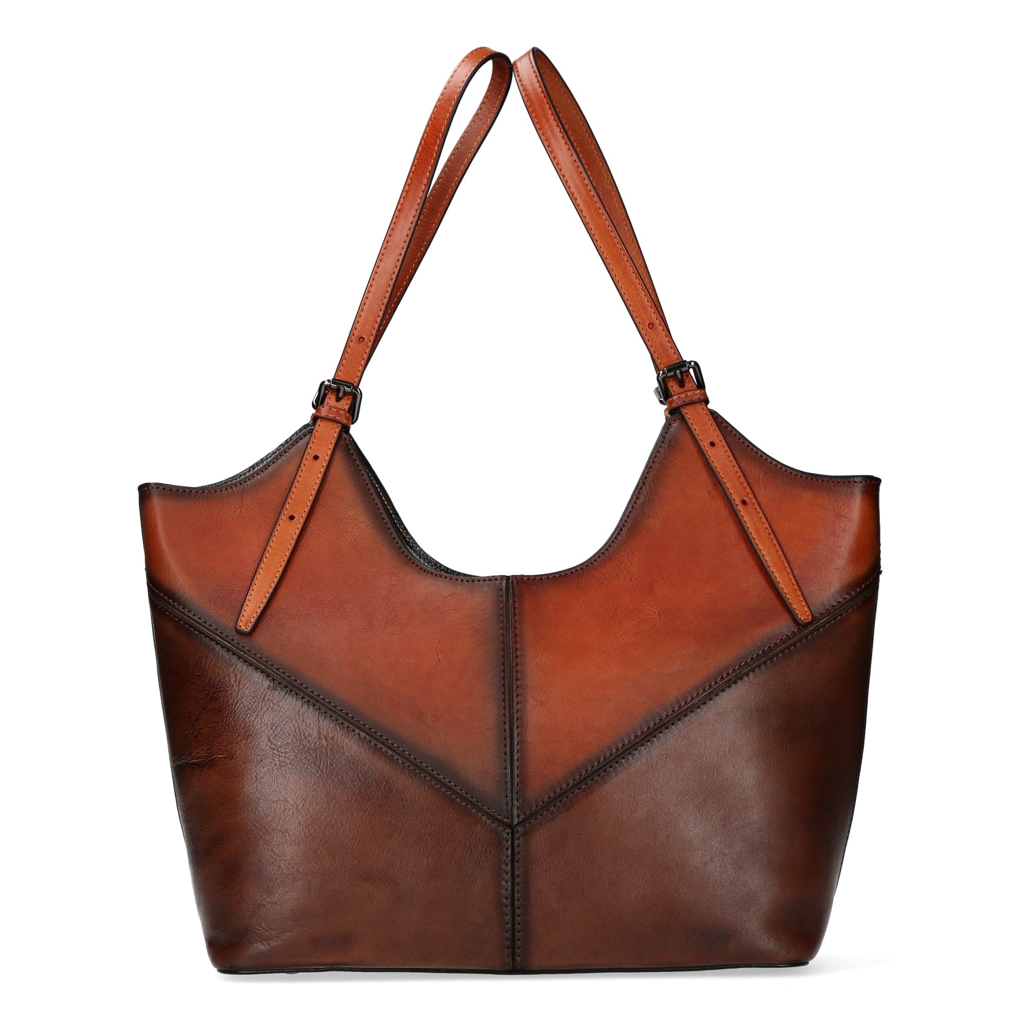 Alisier leather bag - Brown - Bag