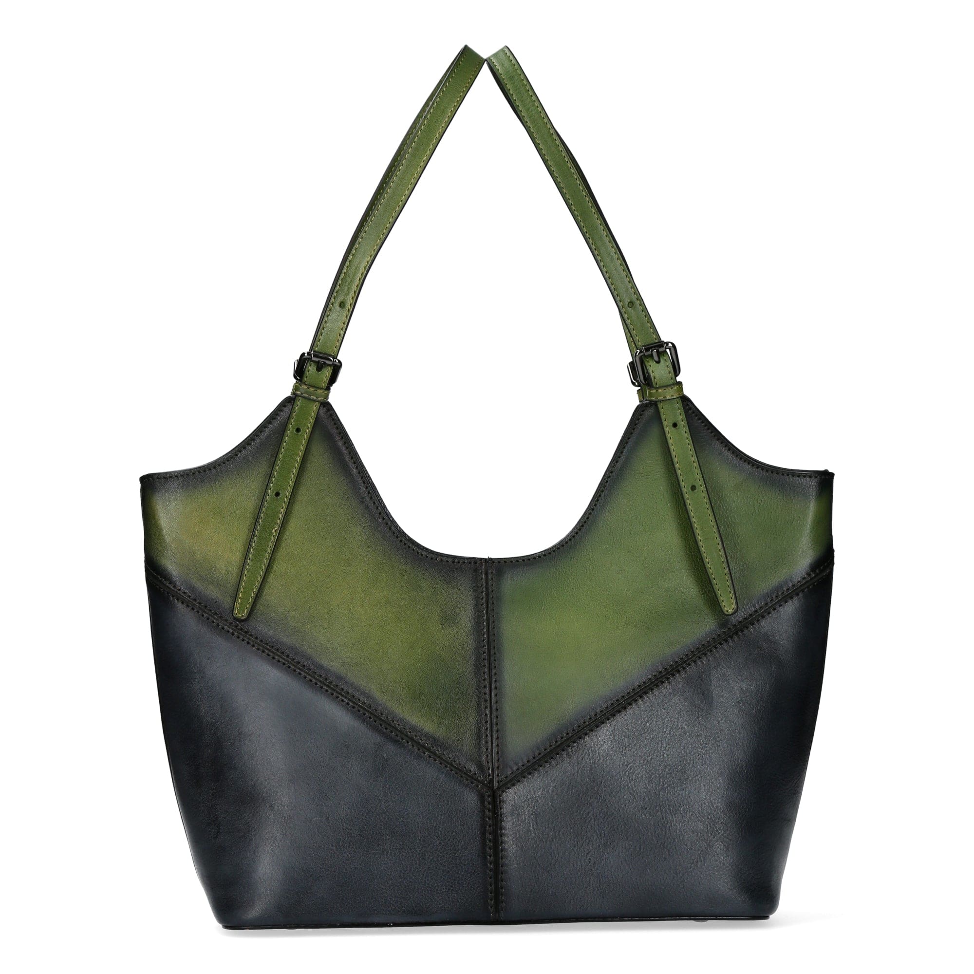 Alisier leather bag - Green - Bag