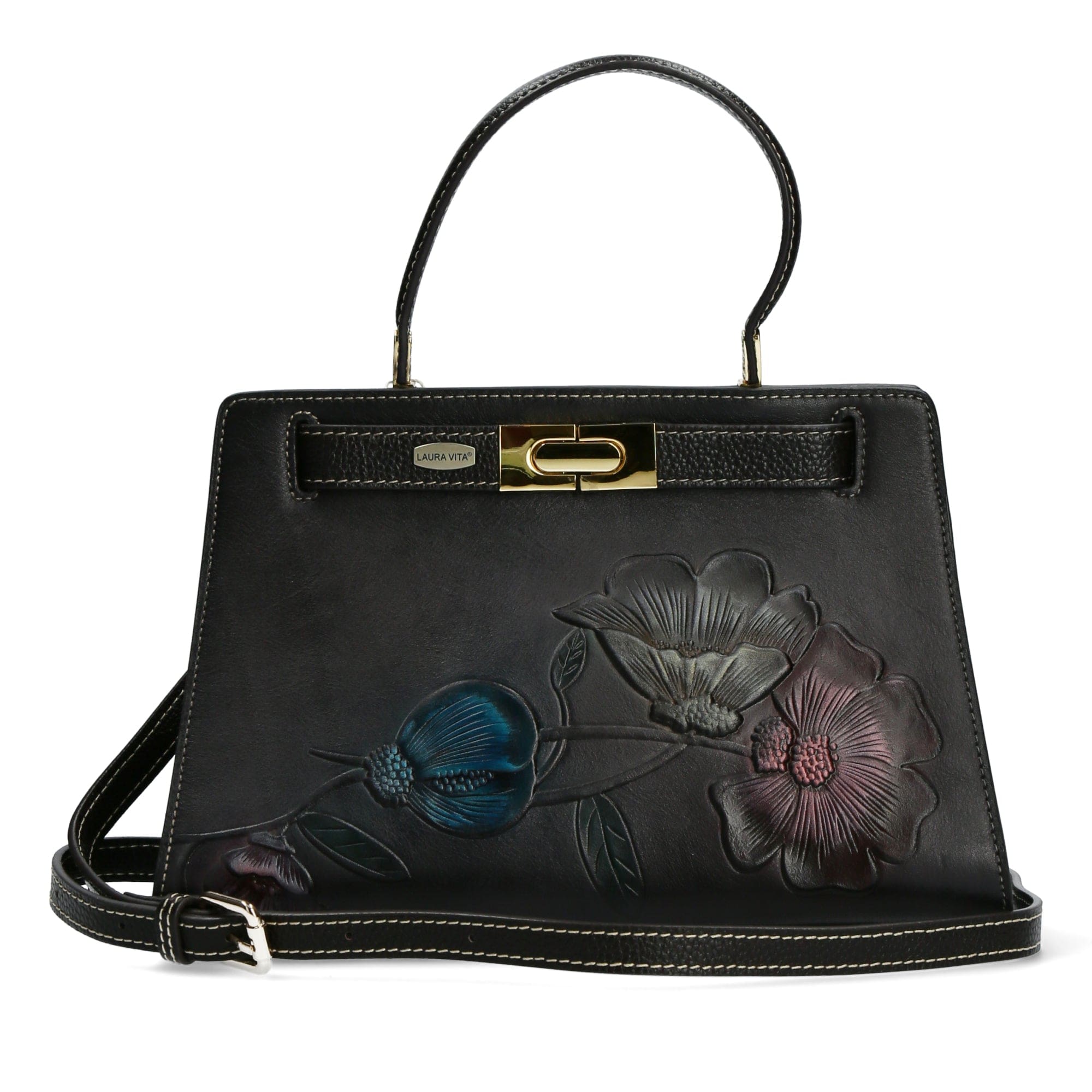 Emiline Leather Bag - Black - Bag