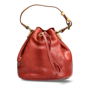 Exclusive Moldusis Bucket Leather Bag - Bordeaux - Bag