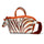 SAC ZEBRE - Orange - Sac