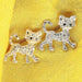 Jewel brooch Kitten - Necklace