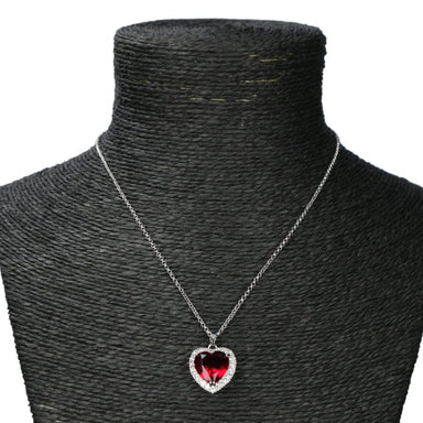 Le Coeur necklace - Red - Necklace