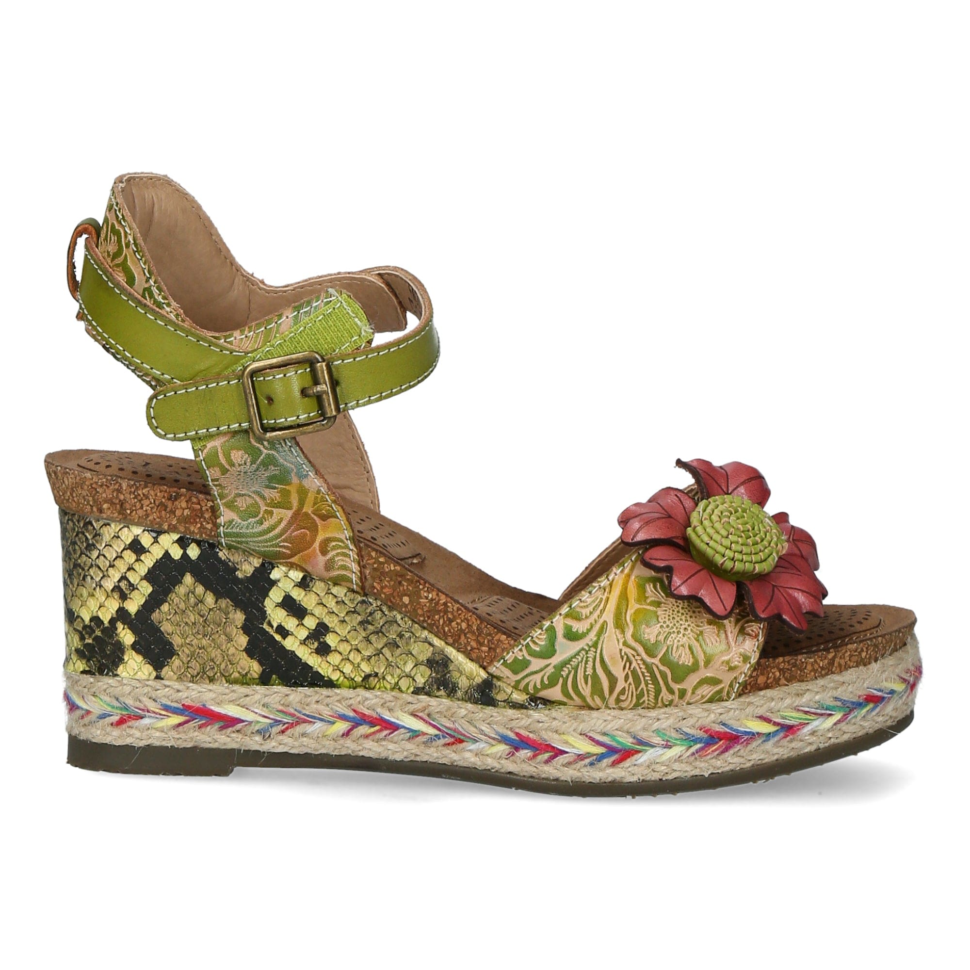 Chaussure FACYO06 - 35 / Vert - Sandale