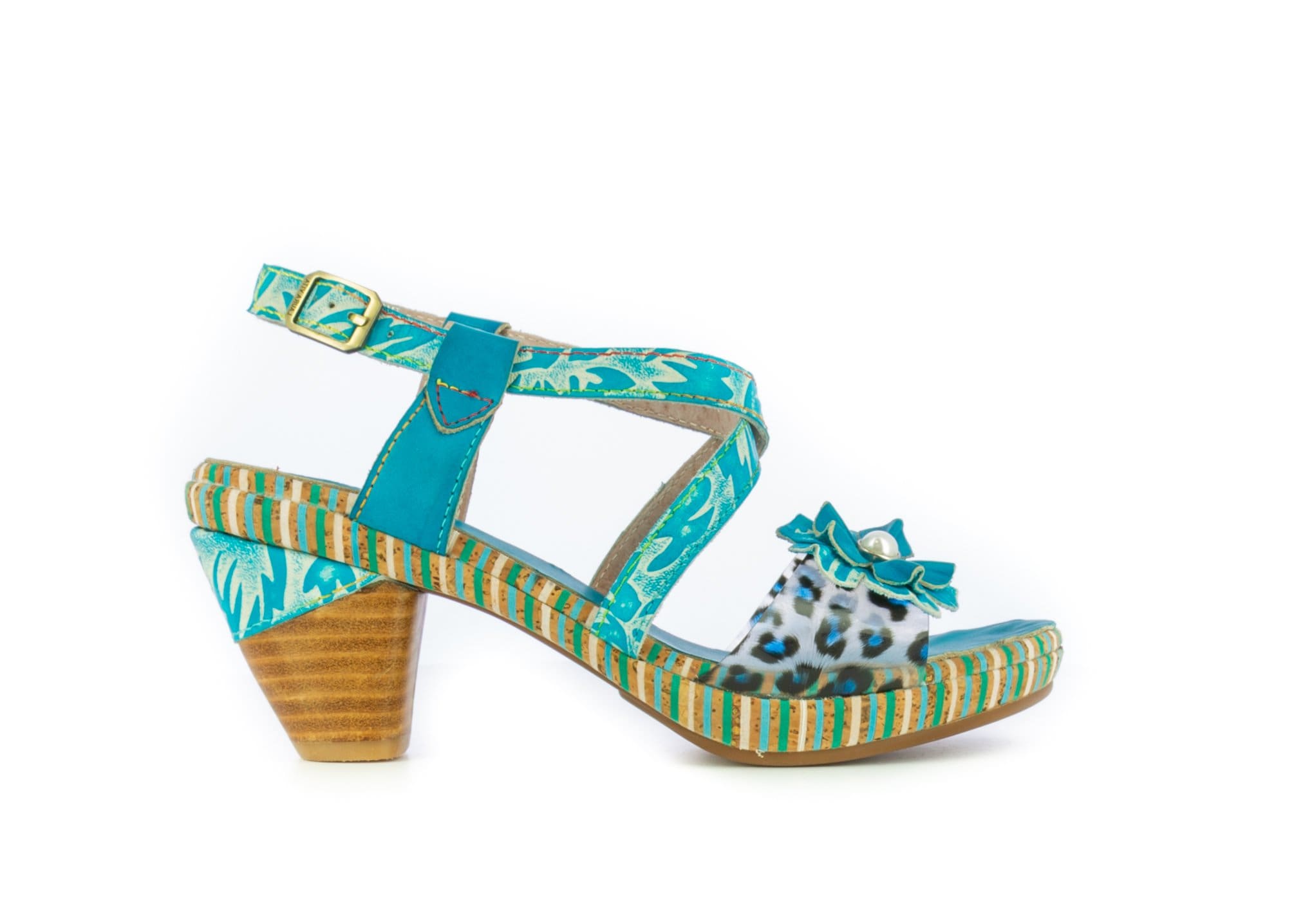 Chaussures BECLFORTO 31 - 35 / TURQUOISE - Sandale