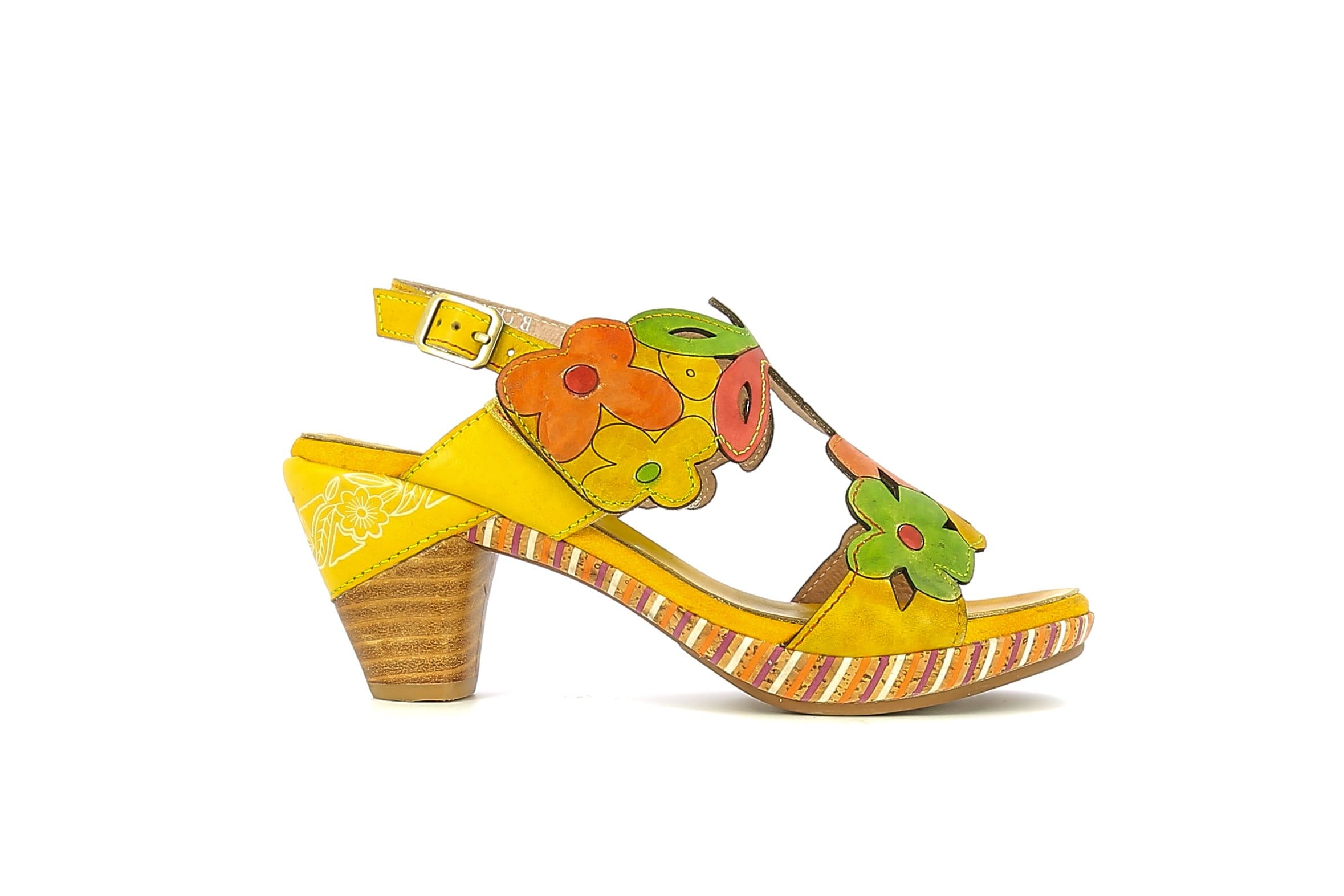 Chaussures BECLFORTO 91 - 35 / YELLOW - Sandale