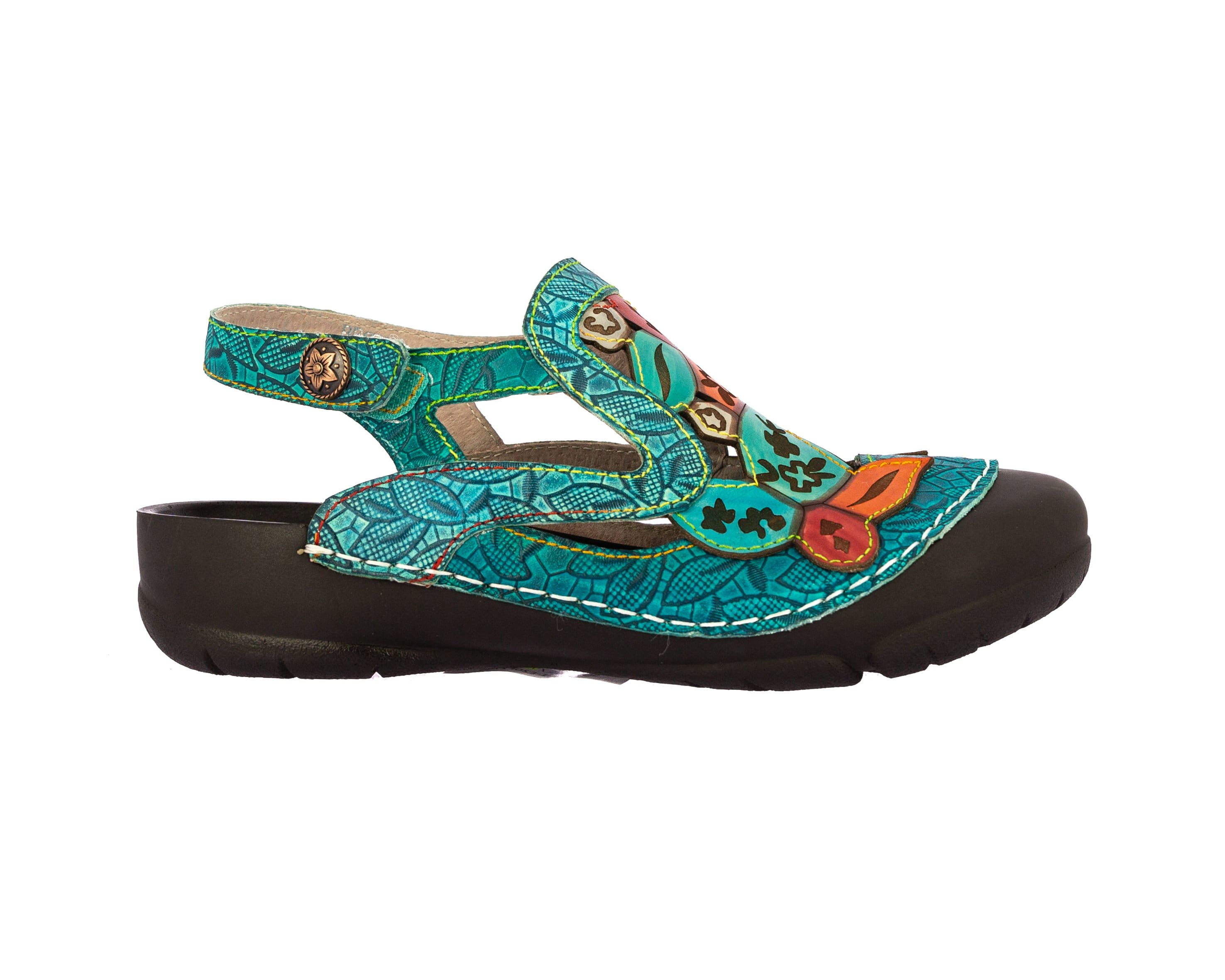 Schuhe BECZIERSO 01 - 35 / TURQUOISE - Sandale