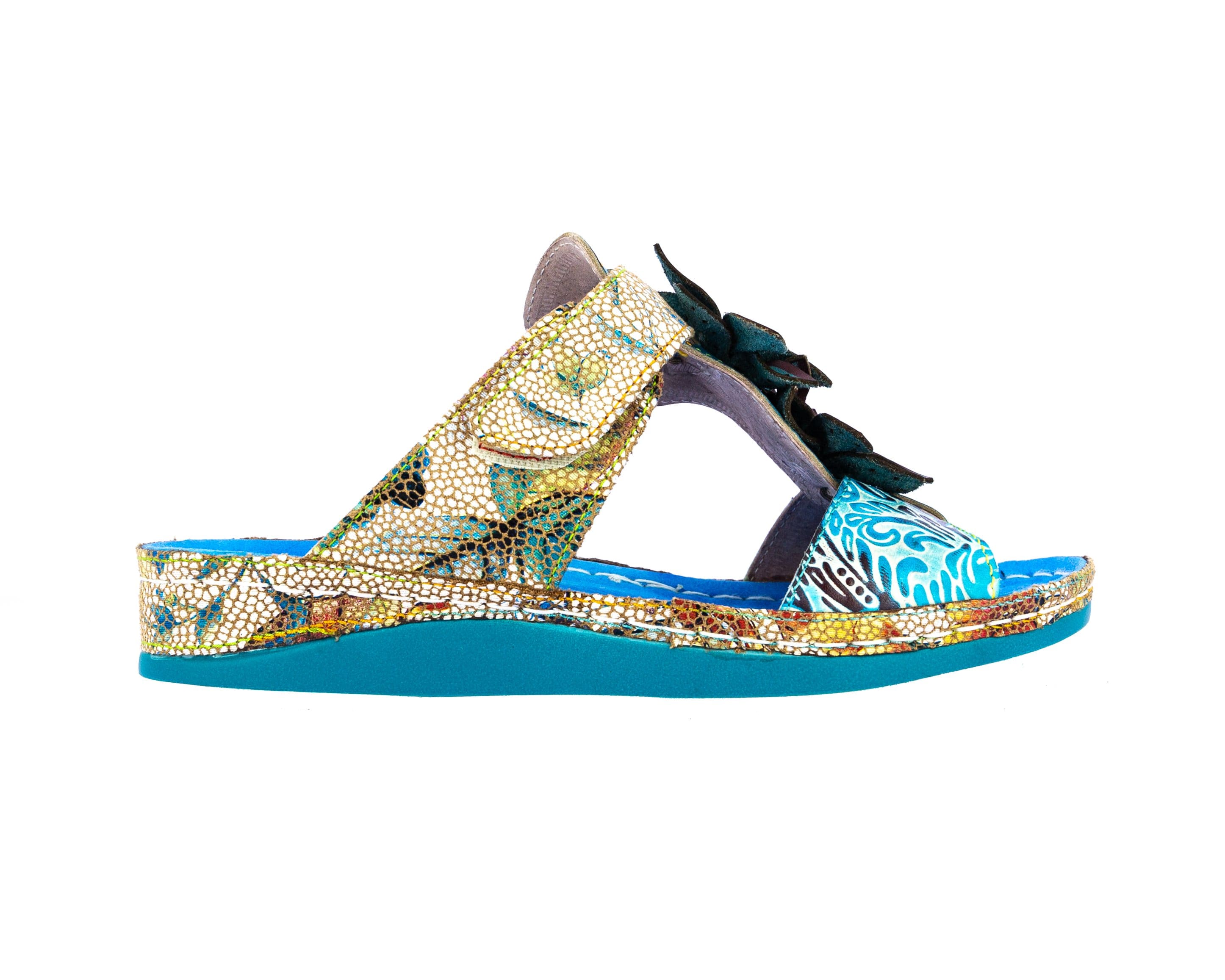 Schuhe BRCUELO 83 - 35 / TURQUOISE - Mulle