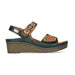 Schuhe FACSCINEO 0122 Blume - 35 / Jeans - Sandale