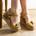 HACDEO 09 Blommiga skor - Sandal