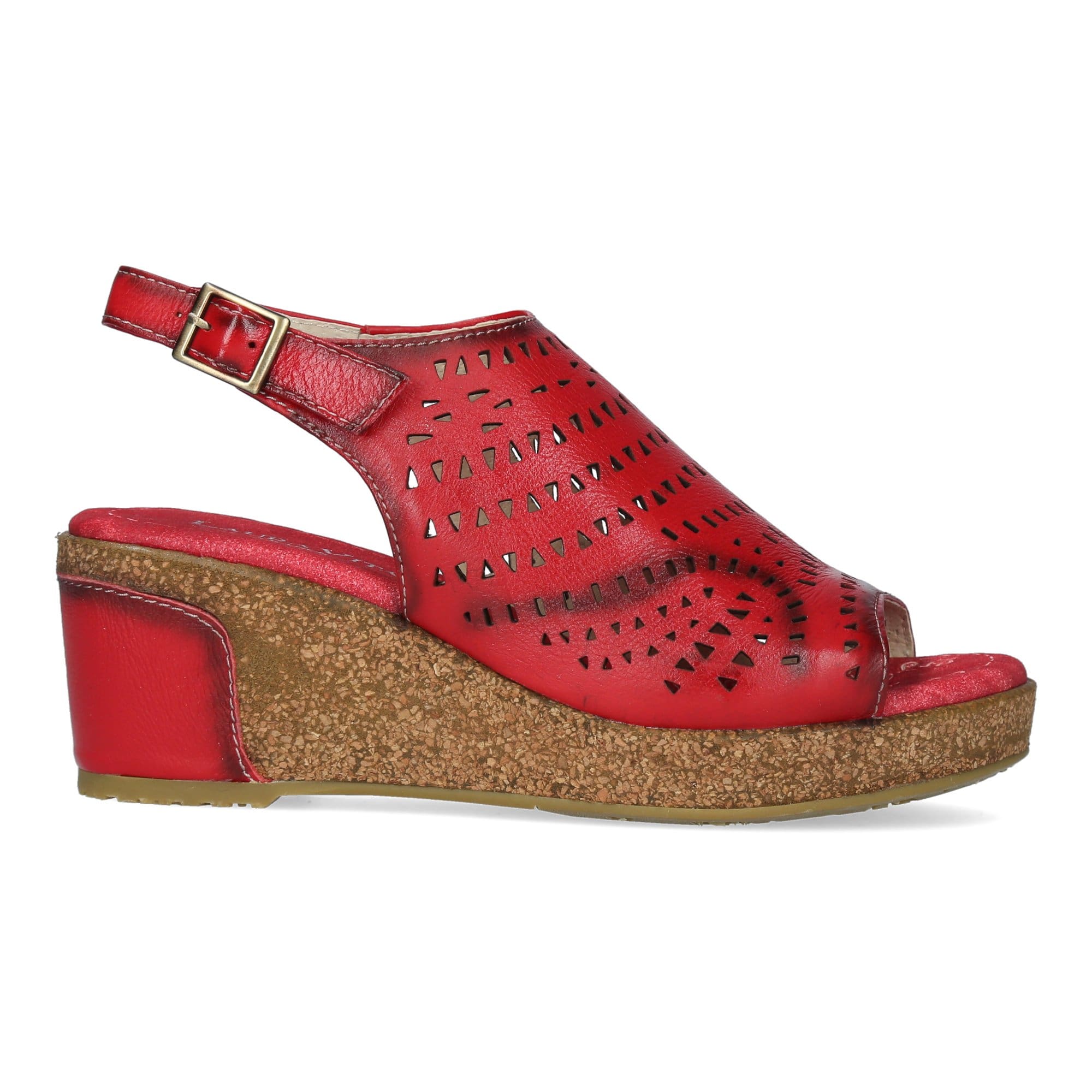 Schuhe HACLEO 10 - 35 / Rot - Sandale