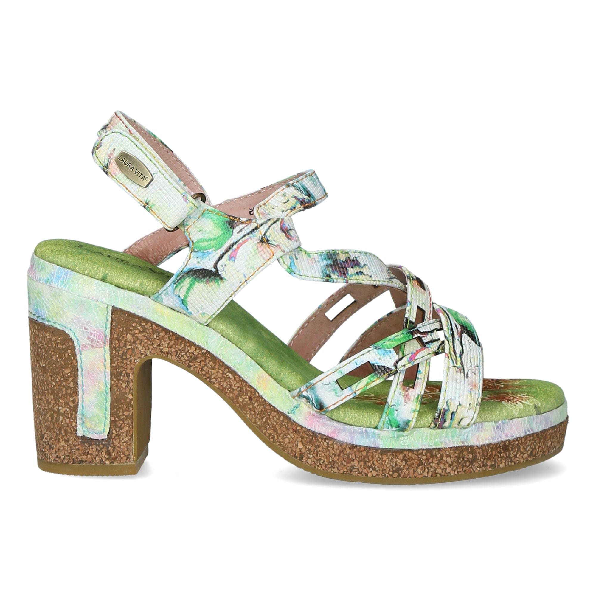 HECALO 1122 shoes - 35 / Green - Sandal
